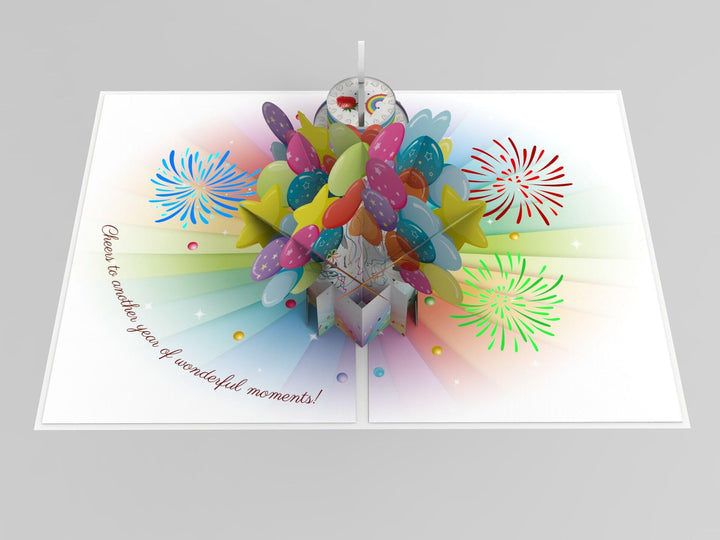 Dessie® Fun Surprise 3D Pop Up Happy Birthday Card with Music