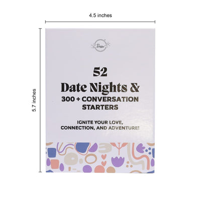 Dessie Couples Gift Ideas - 52 Pop-Open Date Night Ideas and 300+ Conversation Starters.