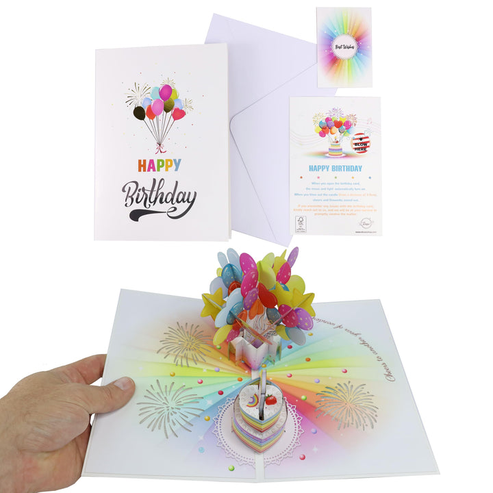 Dessie® Fun Surprise 3D Pop Up Happy Birthday Card with Music