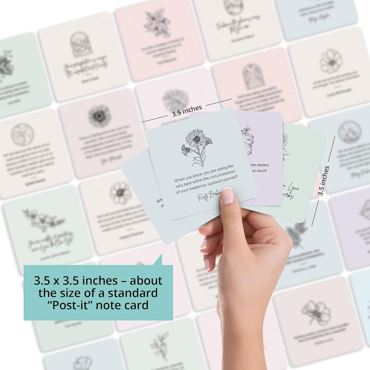 Importance Card Dessie® 60 Inspirational Mini Cards with “You Are Important” Motivatio ...