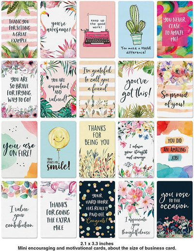 Dessie 63 Unique Motivational Cards with Inspirational Quotes-Business Card Sized