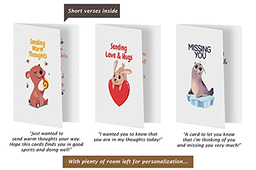 Dessie® 25 Thinking of You Cards with Unique Designs and Messages, 5” x 7”