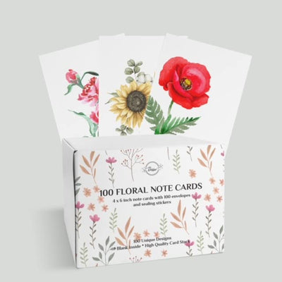 Dessie 48 Thank You Cards Bulk – Blank Thank You Notes with Envelopes, Sealing Stickers and Complimentary Silver Stylus Pen