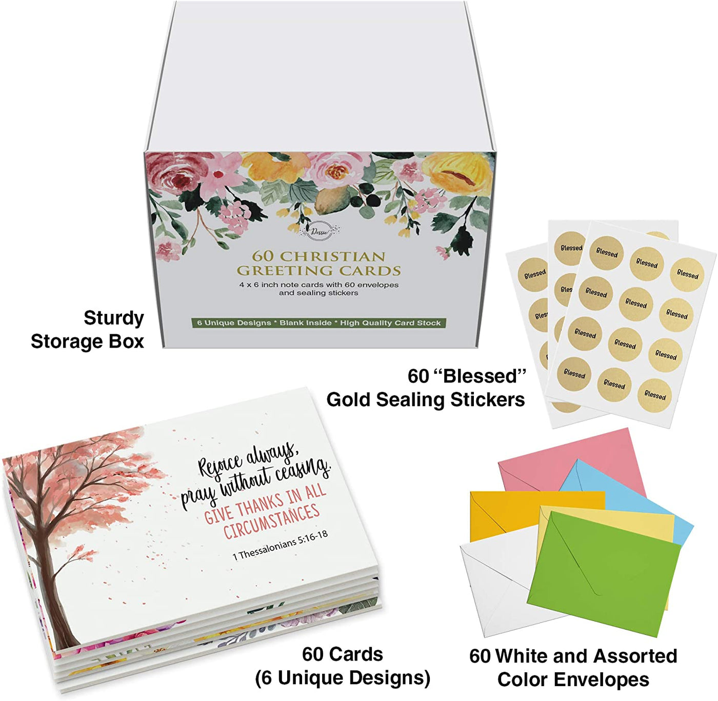 Dessie Prayer Cards - 60 Mini Scripture Cards with Assorted Bible Vers –  Dessie Shop