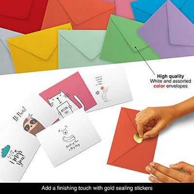 Dessie® 30 Unique Message Inside Thinking of You Greeting Cards with Envelopes 5” x 7”