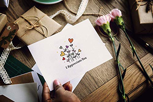 Dessie® 30 Unique Message Inside Thinking of You Greeting Cards with Envelopes 5” x 7”