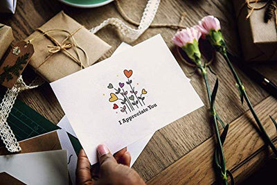 Dessie® 30 Unique Message Inside Thinking of You Greeting Cards with Envelopes 5” x 7”